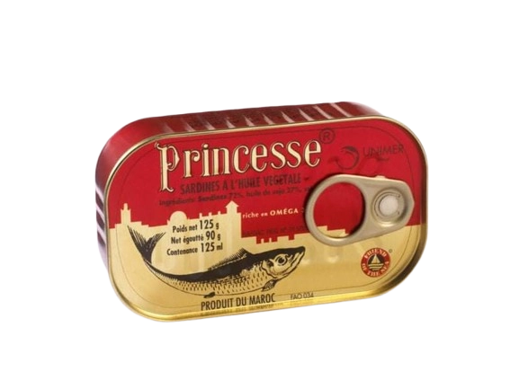 سردين برنسيس - سردين بالزيت النباتي من المغرب